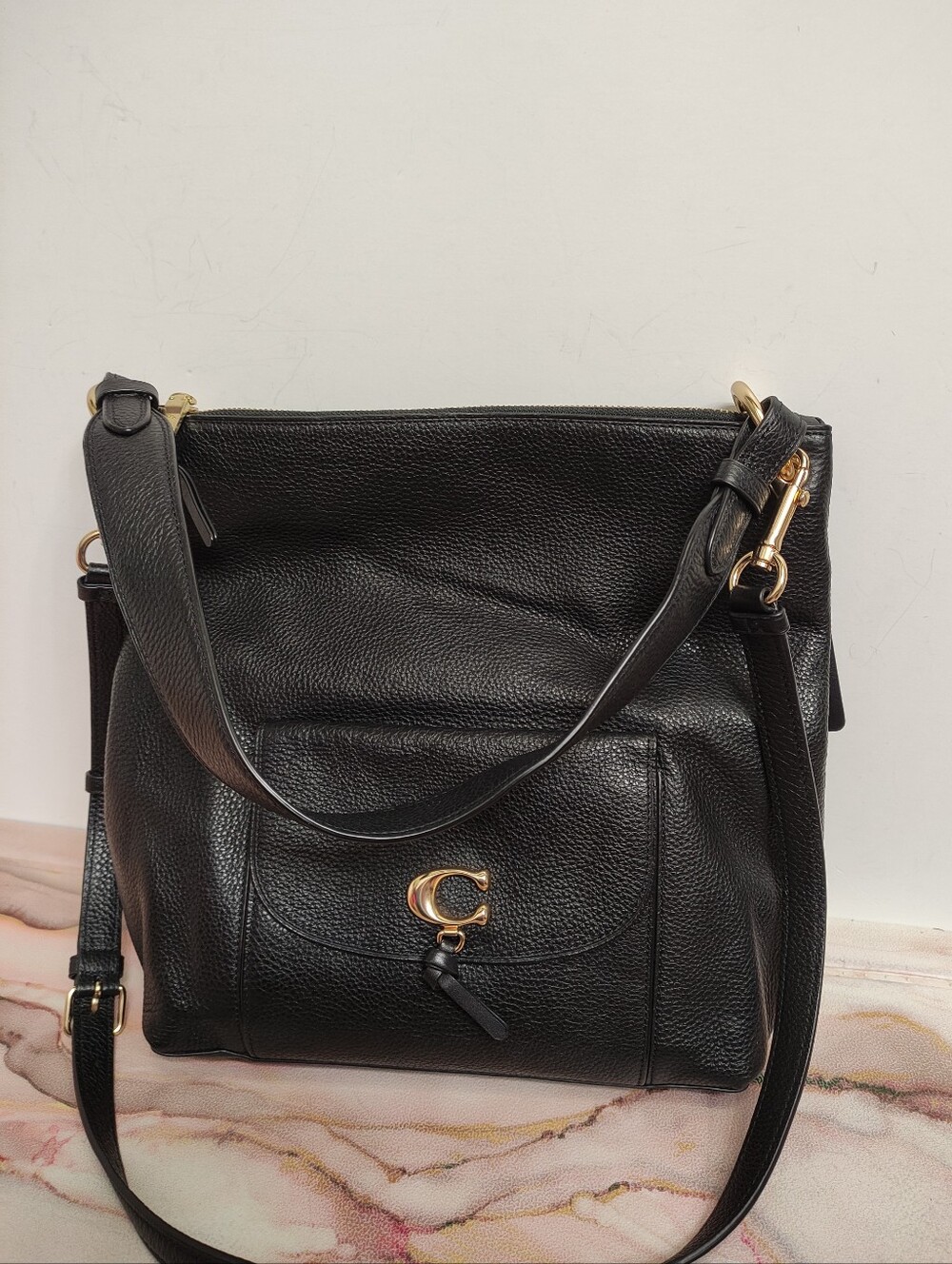 Coach 1321 Remi Hobo Bag Black - Picture 2 of 13